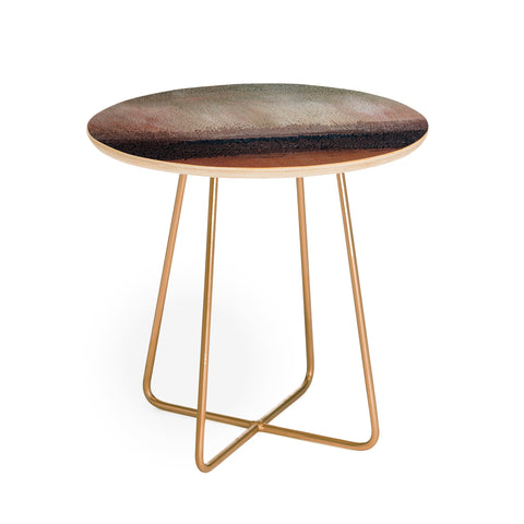 Triangle Footprint s1 Round Side Table