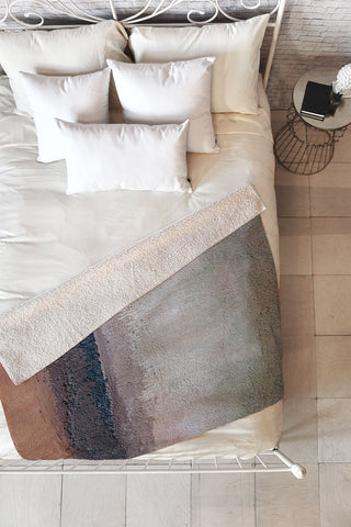 Triangle Footprint s1 Fleece Throw Blanket