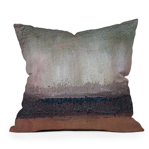 Triangle Footprint s1 Throw Pillow