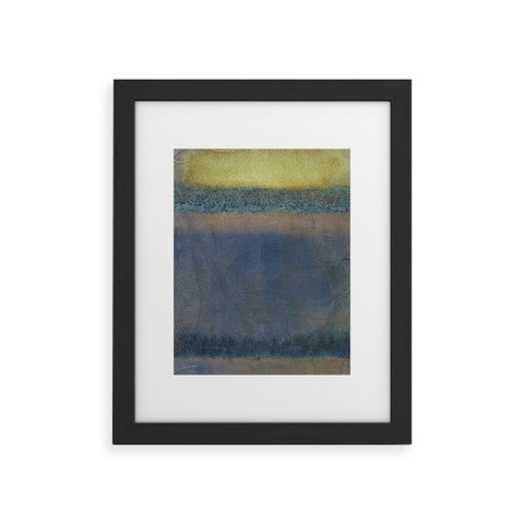 Triangle Footprint s2 Framed Art Print