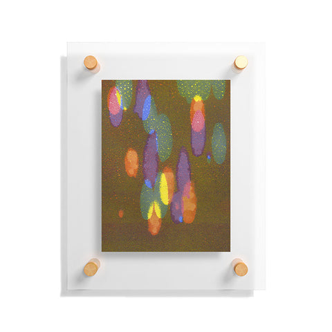 Triangle Footprint talk to you Floating Acrylic Print