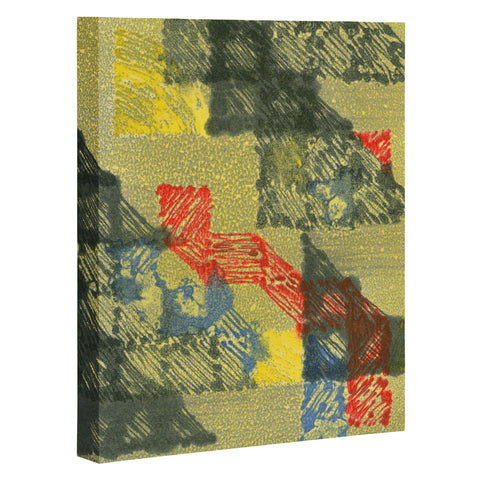 Triangle Footprint time will tell Art Canvas