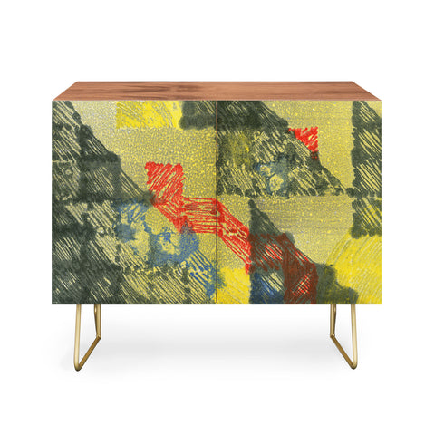 Triangle Footprint time will tell Credenza