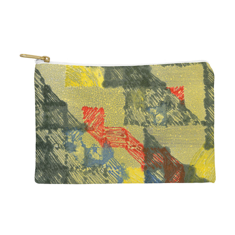 Triangle Footprint time will tell Pouch
