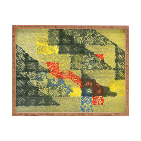 Triangle Footprint time will tell Rectangular Tray