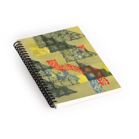 Triangle Footprint time will tell Spiral Notebook