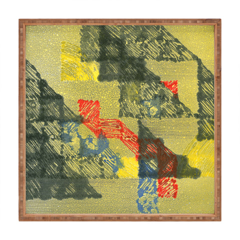 Triangle Footprint time will tell Square Tray