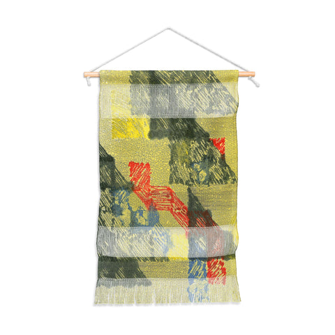 Triangle Footprint time will tell Wall Hanging Portrait