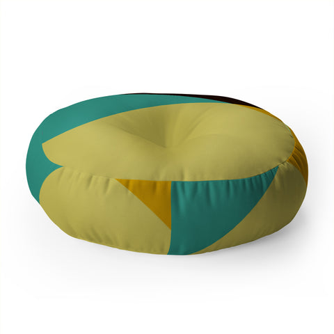 Triangle Footprint Tridiv1 Mega1 Floor Pillow Round