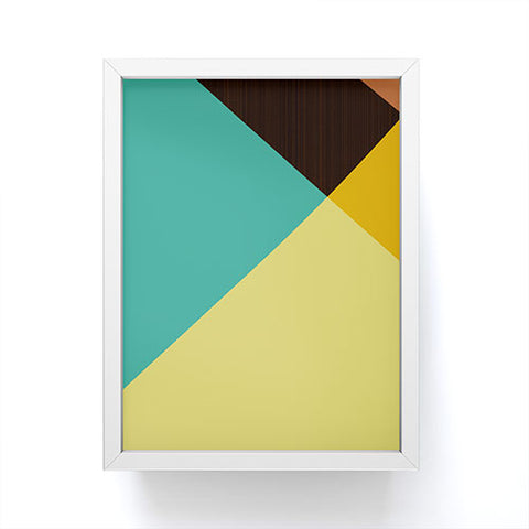 Triangle Footprint Tridiv1 Mega1 Framed Mini Art Print