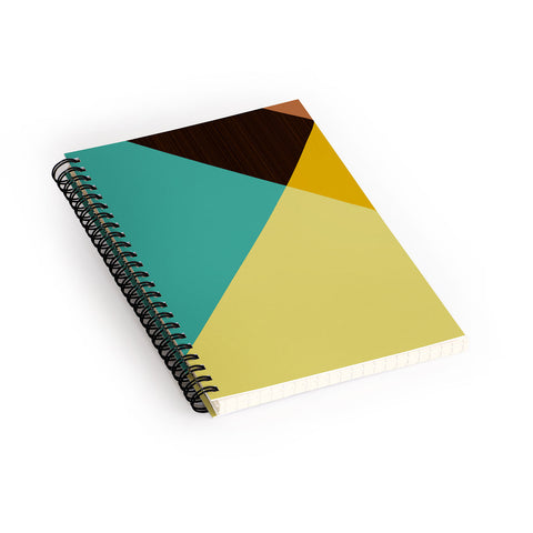 Triangle Footprint Tridiv1 Mega1 Spiral Notebook