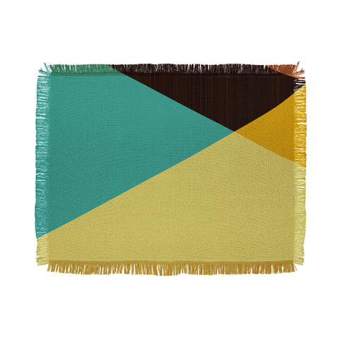Triangle Footprint Tridiv1 Mega1 Throw Blanket