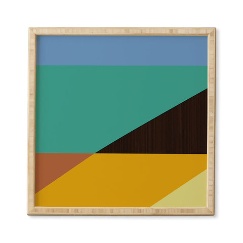 Triangle Footprint Tridiv1 Mega2 Framed Wall Art