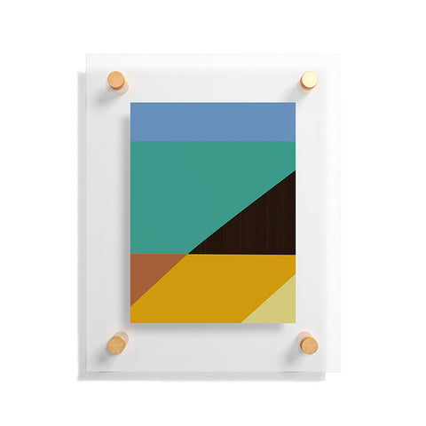 Triangle Footprint Tridiv1 Mega2 Floating Acrylic Print