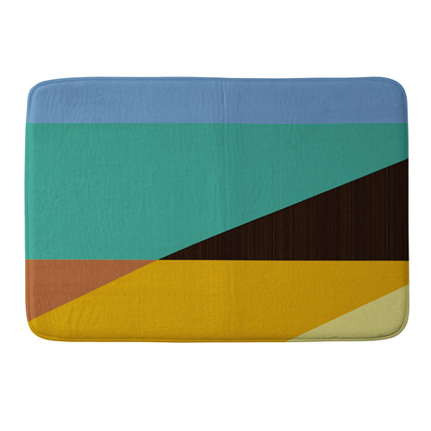 Triangle Footprint Tridiv1 Mega2 Memory Foam Bath Mat