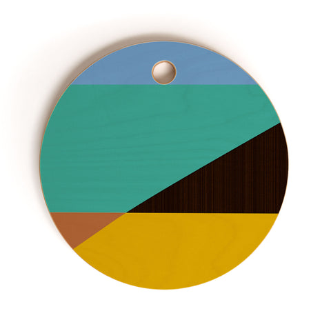 Triangle Footprint Tridiv1 Mega2 Cutting Board Round