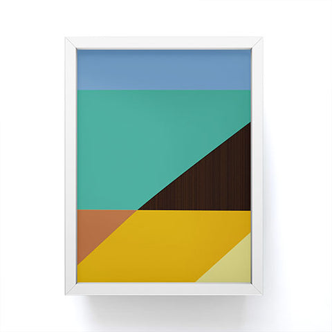 Triangle Footprint Tridiv1 Mega2 Framed Mini Art Print