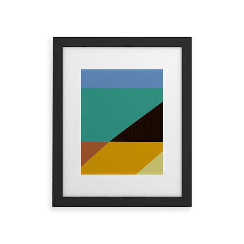 Triangle Footprint Tridiv1 Mega2 Framed Art Print