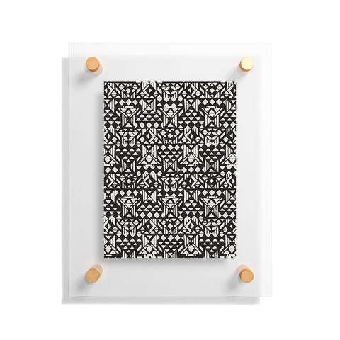 Triangle Footprint twotridiv1big Floating Acrylic Print