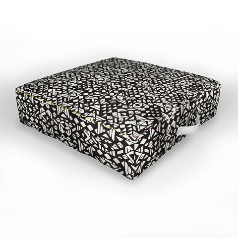 Triangle Footprint twotridiv1big Outdoor Floor Cushion