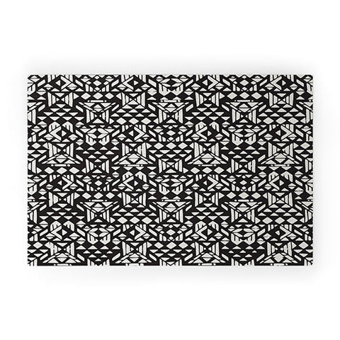 Triangle Footprint twotridiv1big Welcome Mat