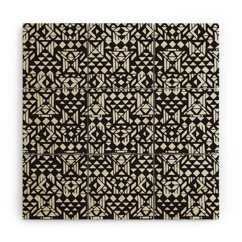 Triangle Footprint twotridiv1big Wood Wall Mural