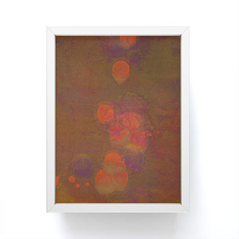 Triangle Footprint unreachable Framed Mini Art Print