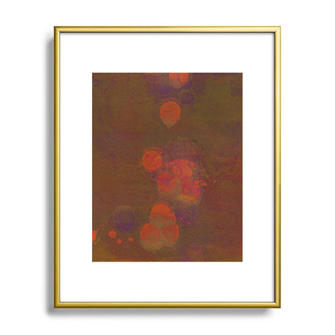 Triangle Footprint unreachable Metal Framed Art Print