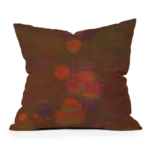 Triangle Footprint unreachable Throw Pillow