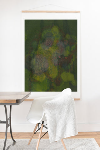 Triangle Footprint what needs to be done Art Print And Hanger