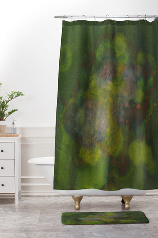 Triangle Footprint what needs to be done Shower Curtain And Mat