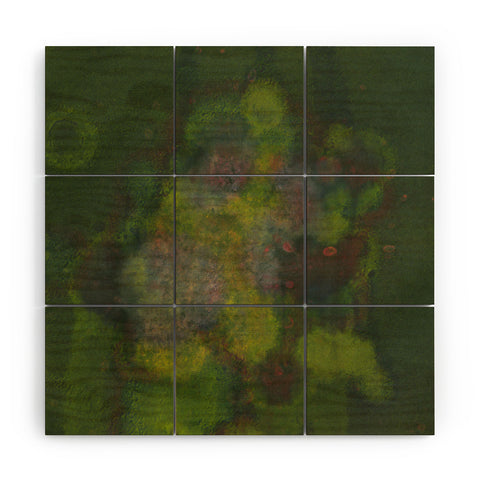 Triangle Footprint what needs to be done Wood Wall Mural