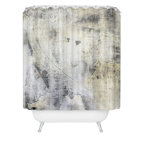 Triangle Footprint ws4c3 Shower Curtain