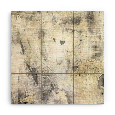 Triangle Footprint ws4c3 Wood Wall Mural