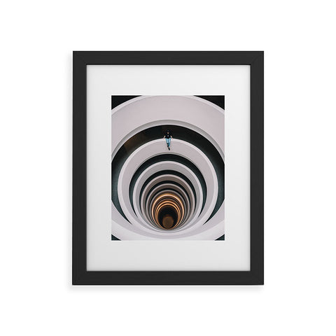 Tristan Zhou Loop Framed Art Print