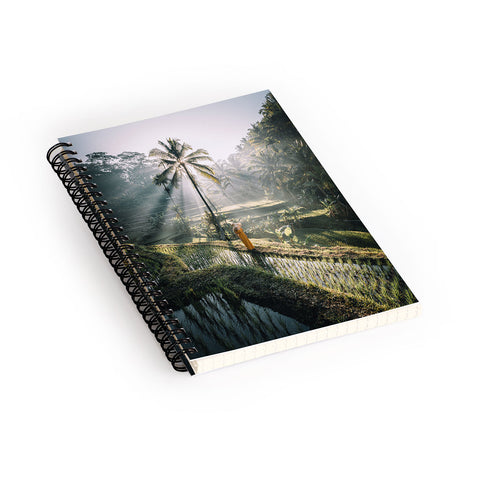 Tristan Zhou Rice Terrance Sunrise Spiral Notebook