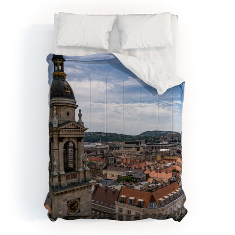 TristanVision Budapests Bell Tower Comforter