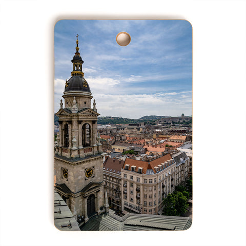 TristanVision Budapests Bell Tower Cutting Board Rectangle