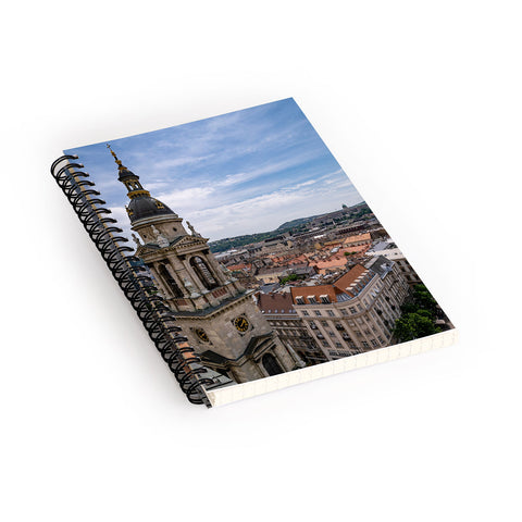 TristanVision Budapests Bell Tower Spiral Notebook