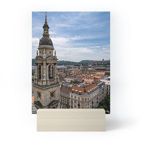 TristanVision Budapests Bell Tower Mini Art Print