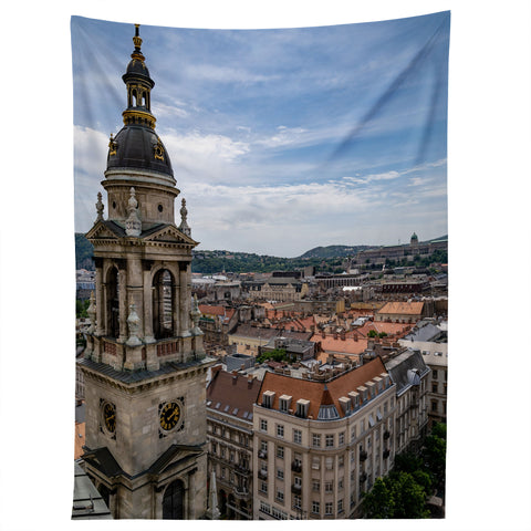 TristanVision Budapests Bell Tower Tapestry