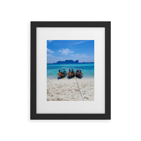 TristanVision Island Hopping on Longtails Framed Art Print