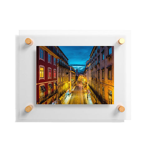 TristanVision Lisbon Lights Floating Acrylic Print