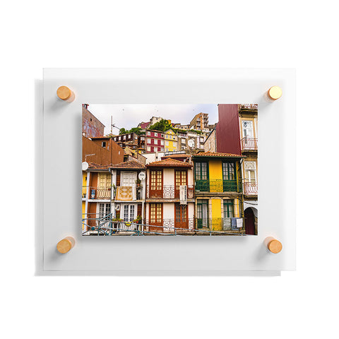 TristanVision Portuguese Neighborhood Floating Acrylic Print