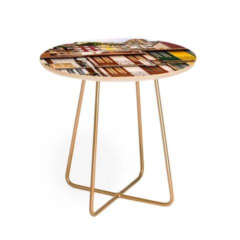 TristanVision Portuguese Neighborhood Round Side Table