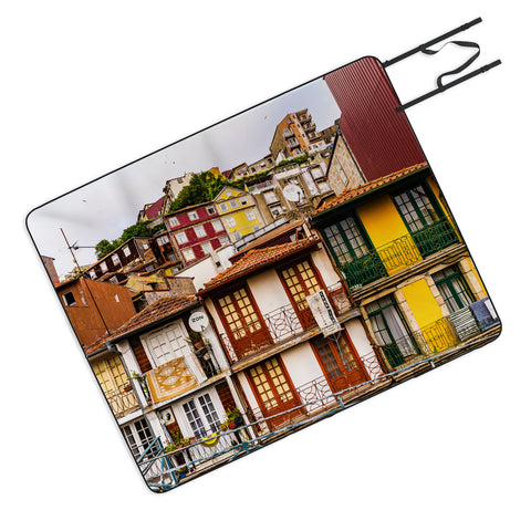 TristanVision Portuguese Neighborhood Picnic Blanket