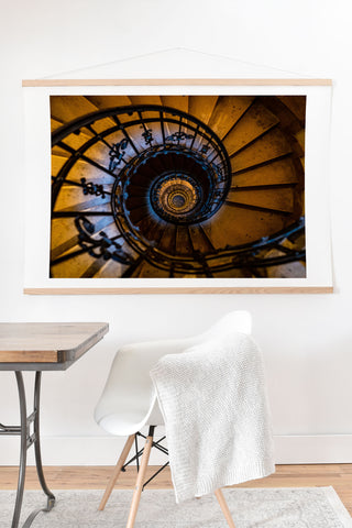 TristanVision Stairway to Budapest Art Print And Hanger
