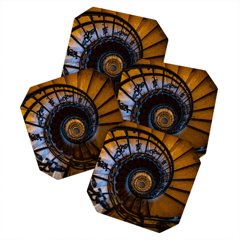 TristanVision Stairway to Budapest Coaster Set