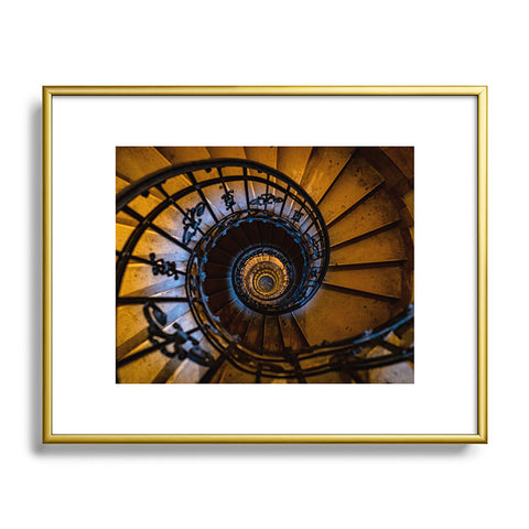 TristanVision Stairway to Budapest Metal Framed Art Print