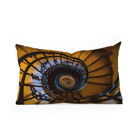 TristanVision Stairway to Budapest Oblong Throw Pillow